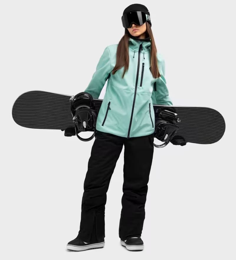 La chaqueta de esquí y nieve Siroko W2-W Senja turquesa para mujer en Decathlon