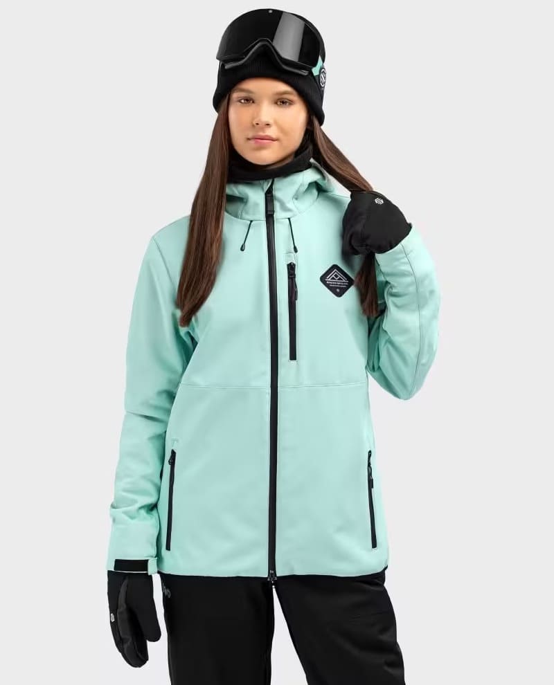 La chaqueta de esquí y nieve Siroko W2-W Senja turquesa para mujer en Decathlon