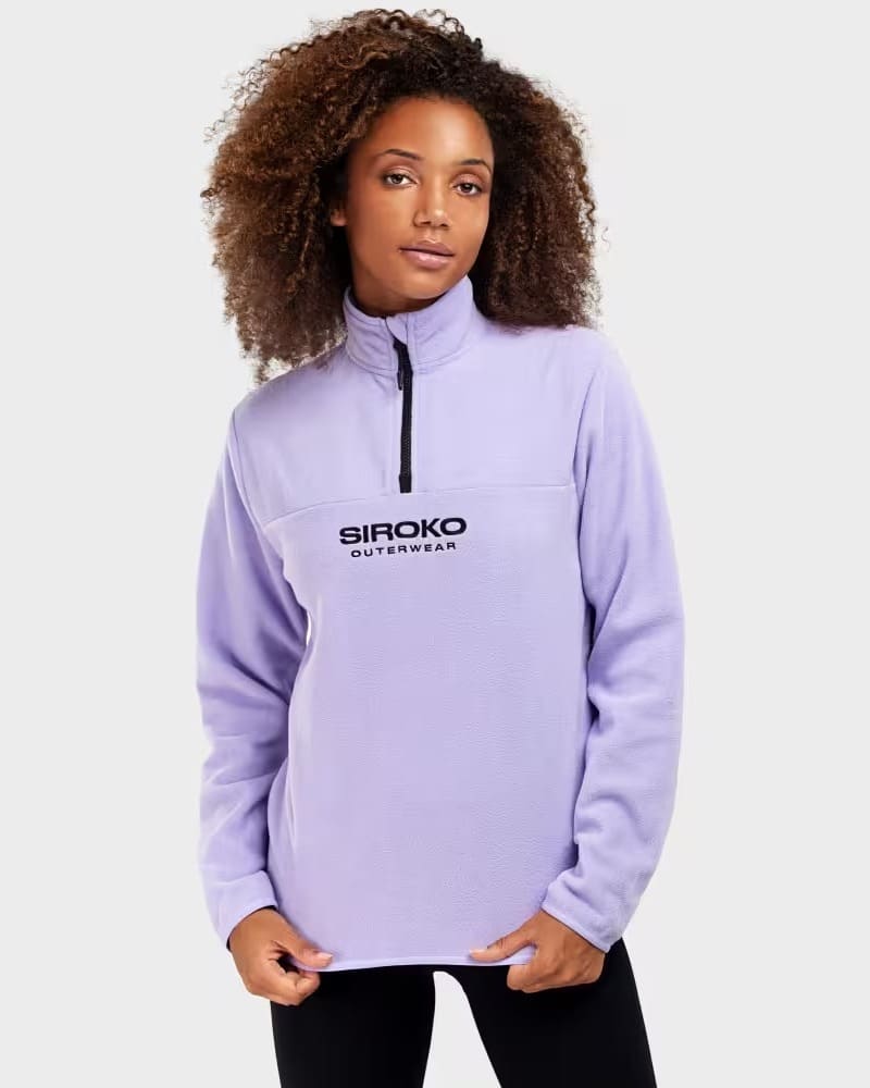 El polar grueso de mujer para esquí y nieve Aurora-W de Siroko en Decathlon