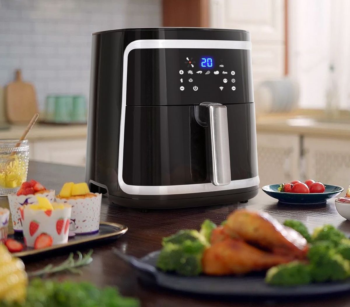 Freidora de aire de 7 L Aigostar 819089n de Carrefour