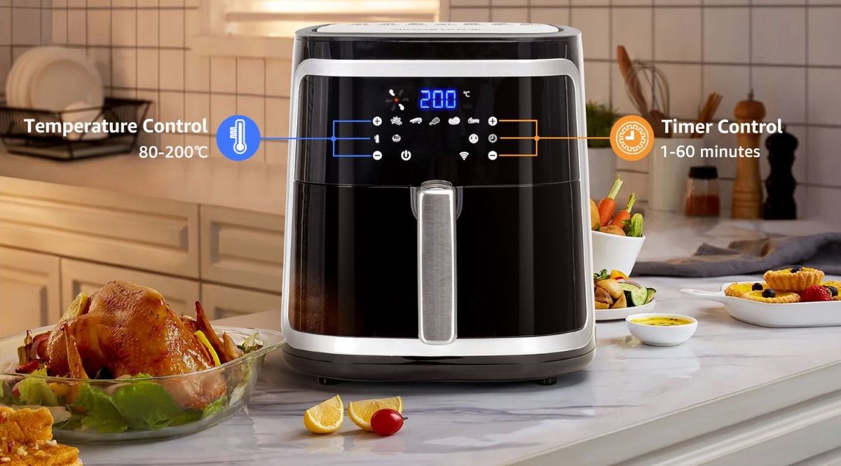 Freidora de aire de 7 L Aigostar 819089n de Carrefour