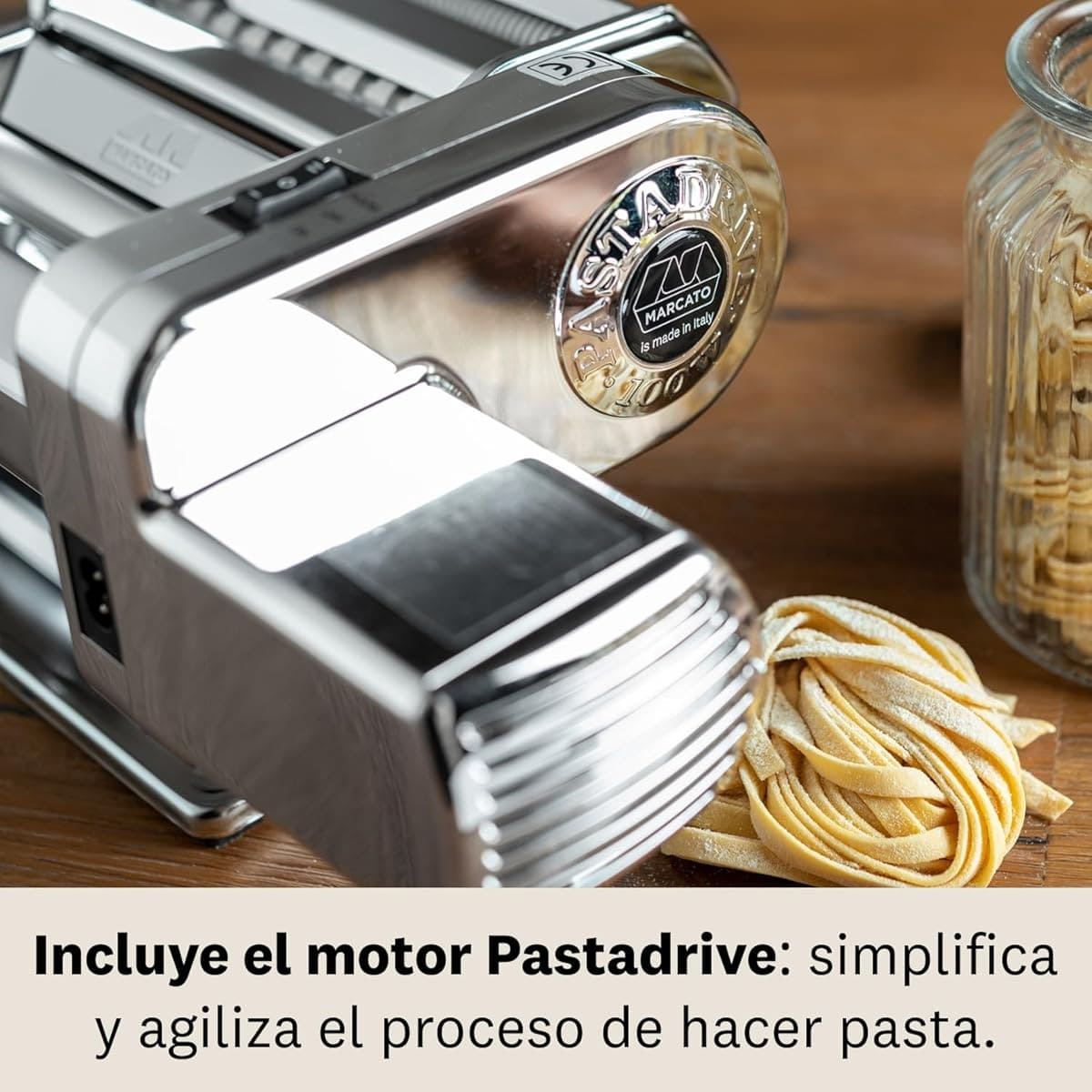 La máquina para hacer pasta Marcato Atlasmotor en Amazon