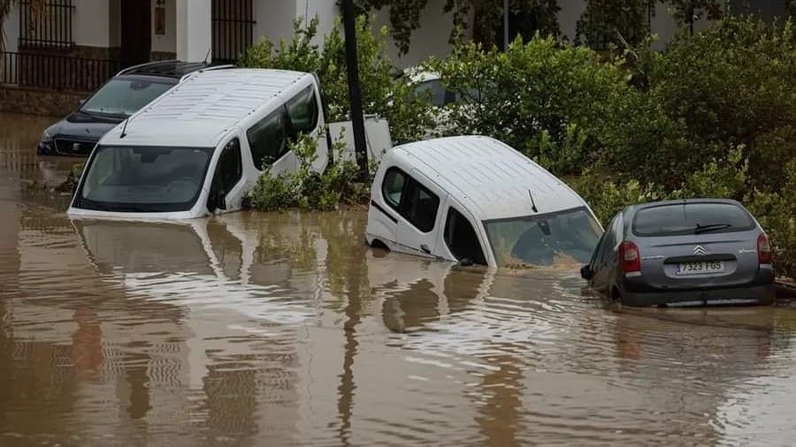 Málaga se ha visto también muy afectada por las lluvias