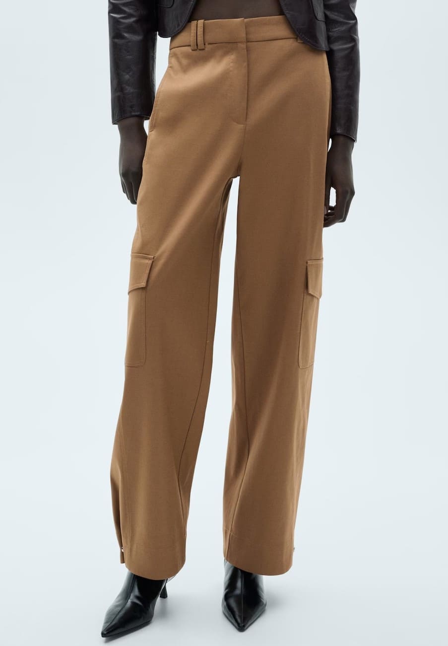 Pantalón cargo algodón de Mango