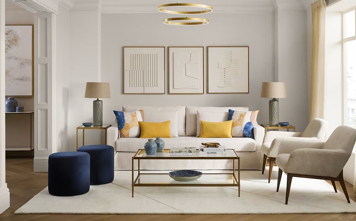 Lámpara de techo LED con doble aro Axel de El Corte Inglés