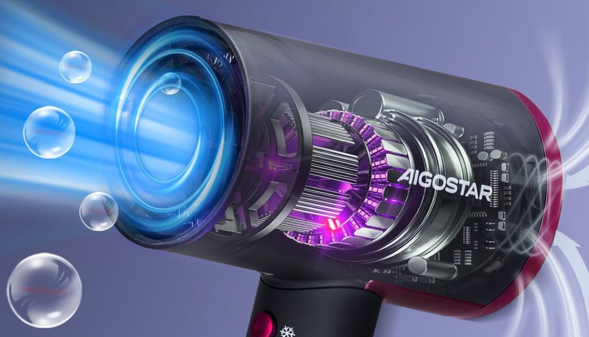 Secador de pelo iónico Aigostar 2200 W de Carrefour