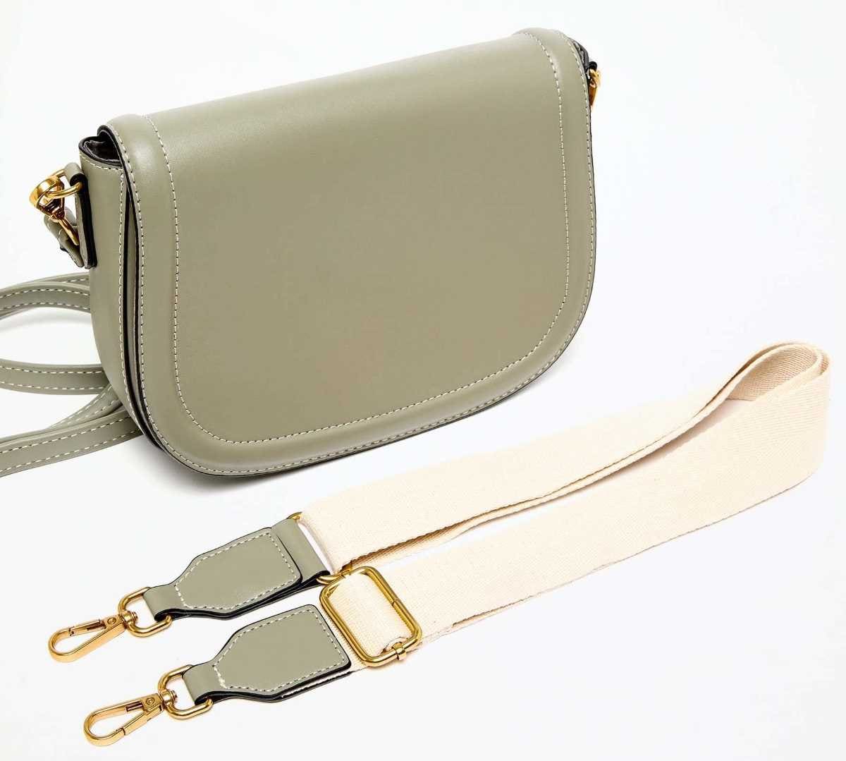 Bolso solapa textura de Lefties