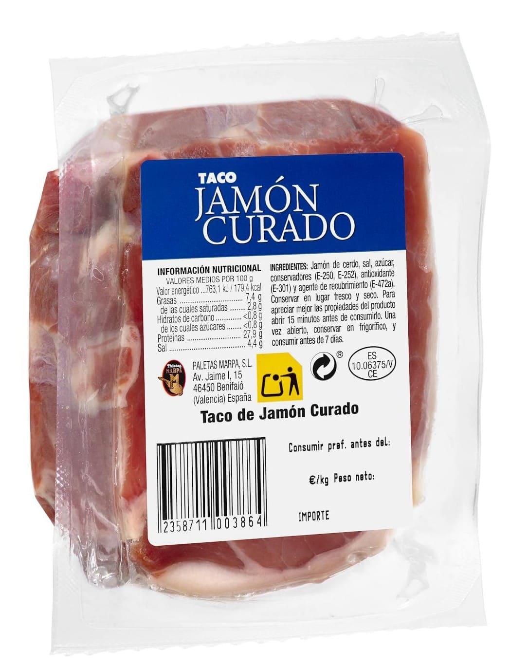 Taco Jamón curado