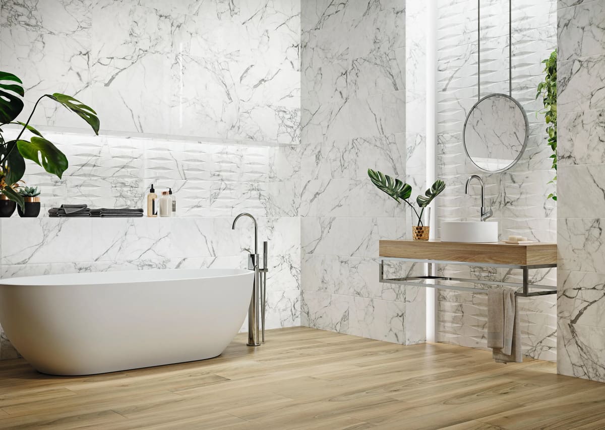 Azulejo cerámico efecto mármol Florencia, ARTENS