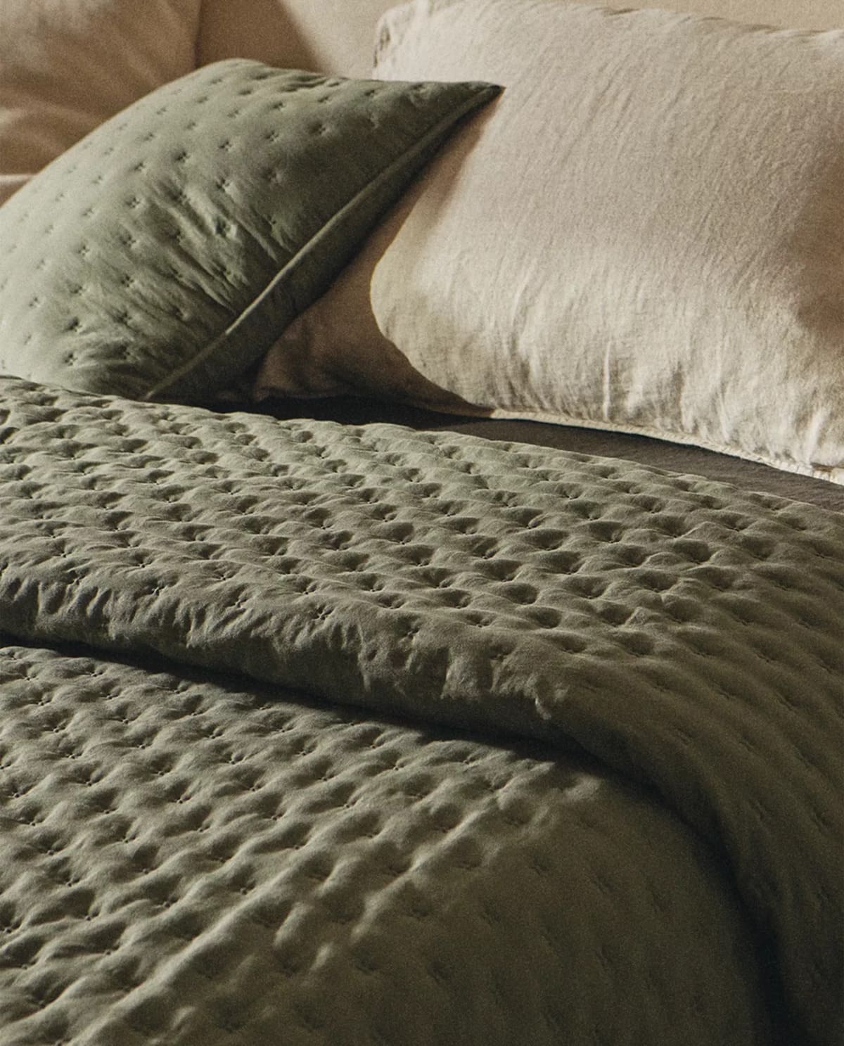 Edredón acolchado de puntos