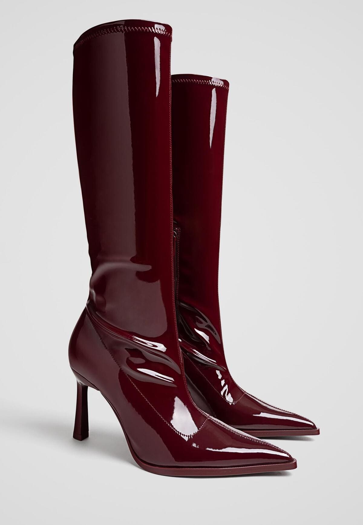 Botas altas de tacón fino