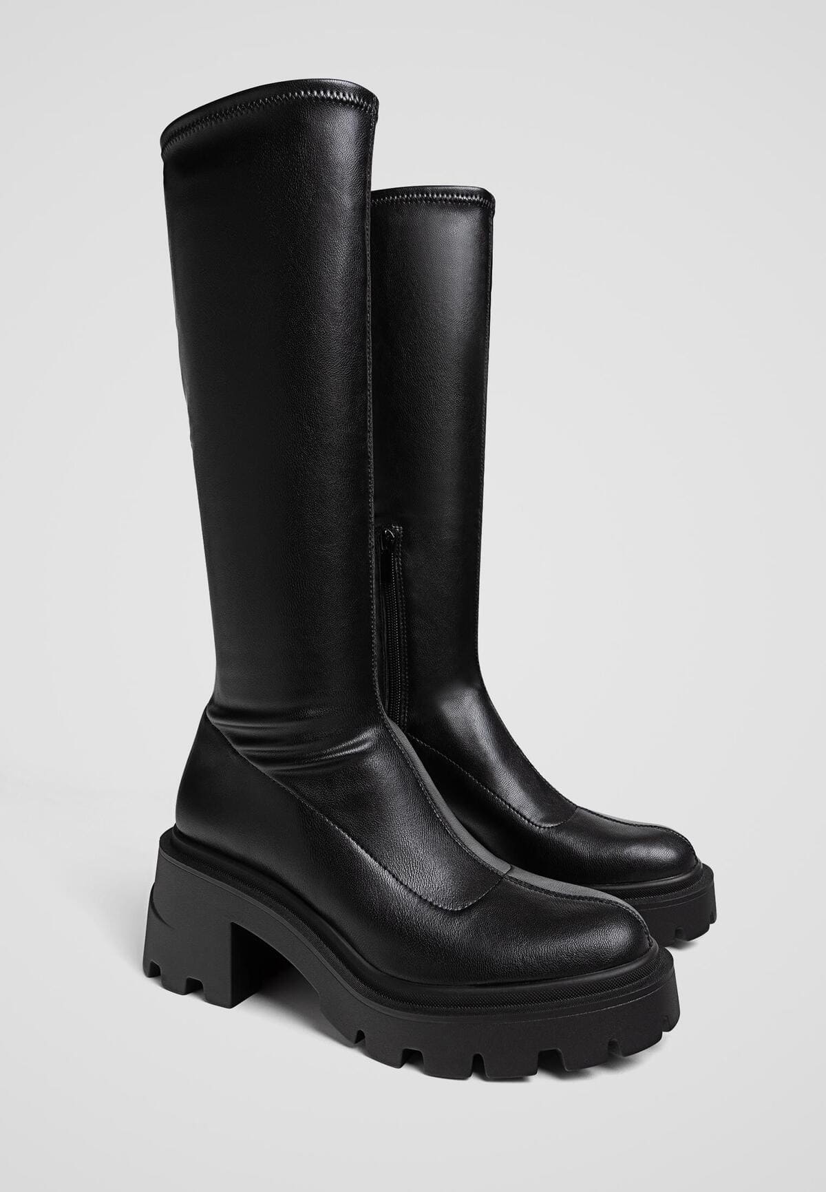 Botas de tacón con plataforma