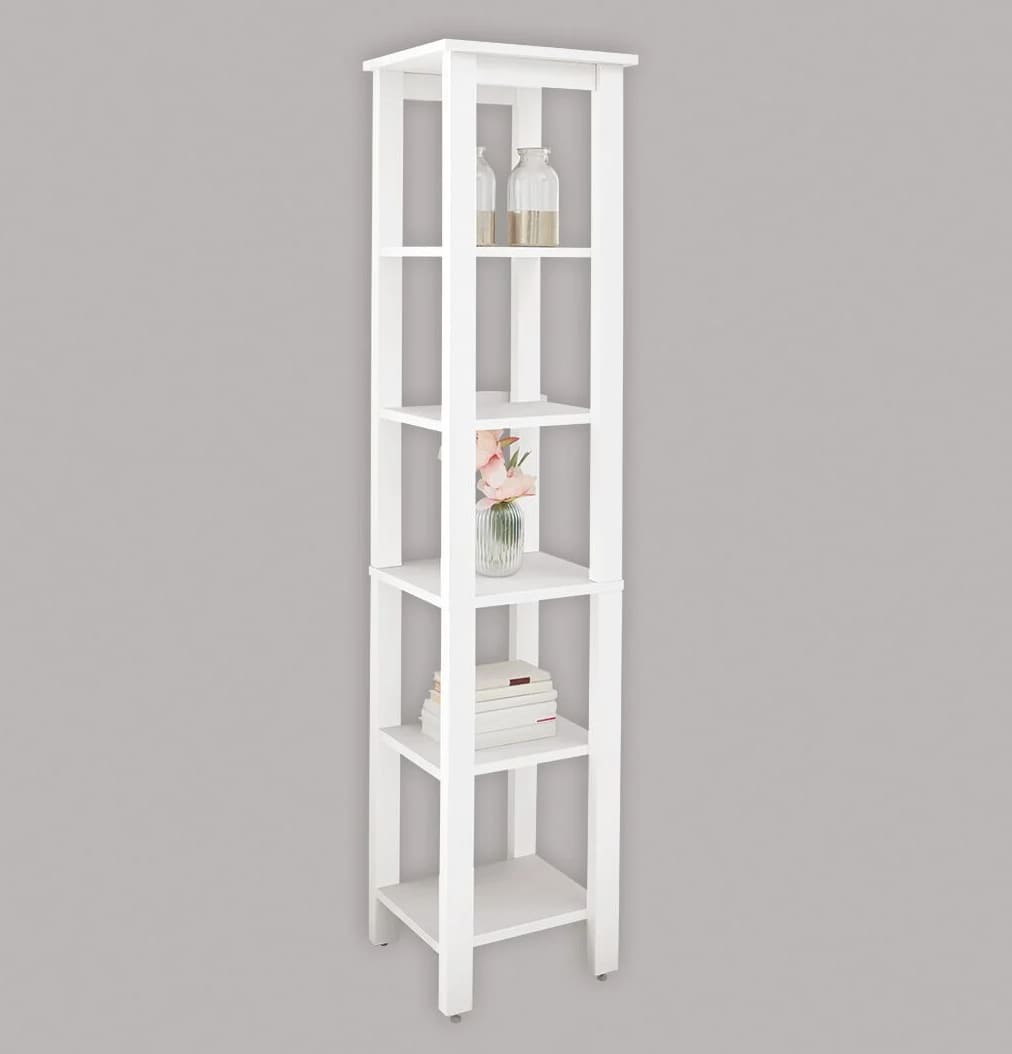 Estantería estrecha con 5 compartimientos