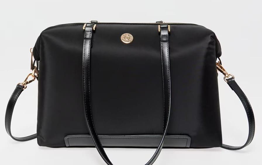 Bolso de nylon con base