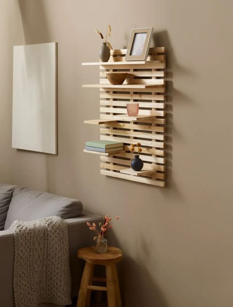 Estantería de pared regulable