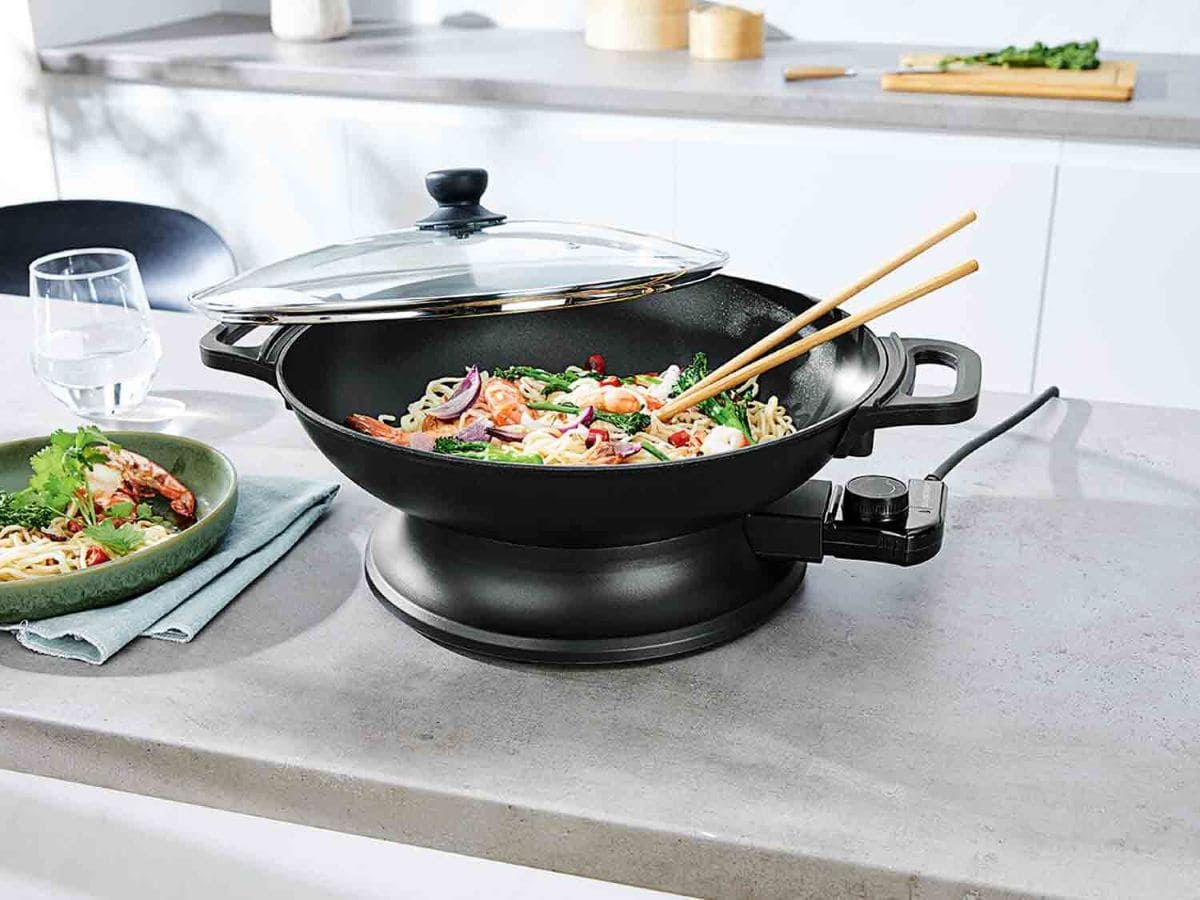 Sartén eléctrica multifuncional Silver Crest