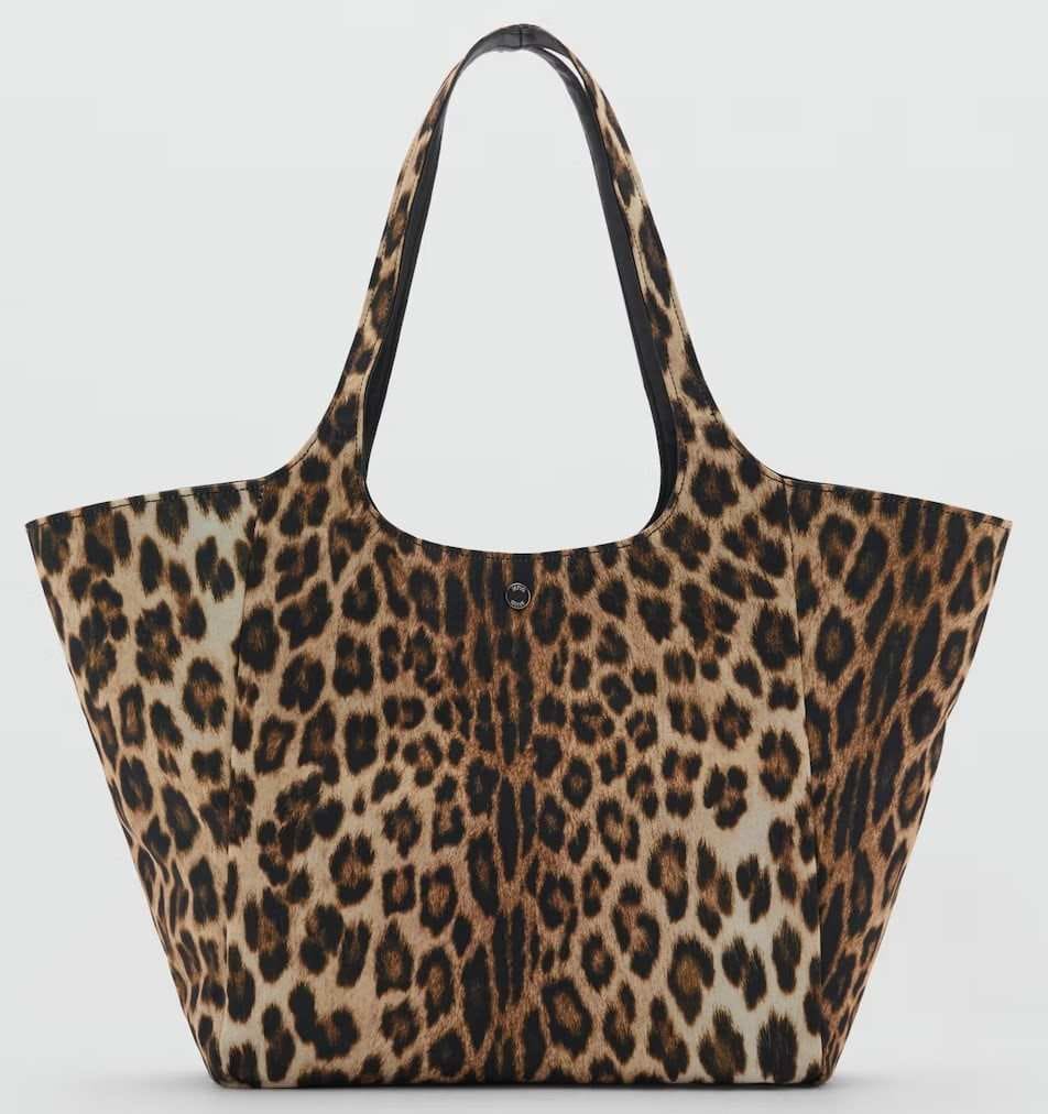 Bolso nylon doble asa de Mango