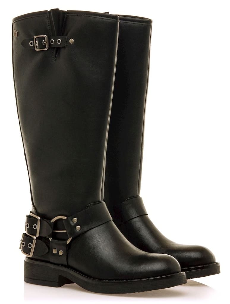 Las botas altas de mujer con detalle de hebillas en el talón de Mustang en El Corte Inglés