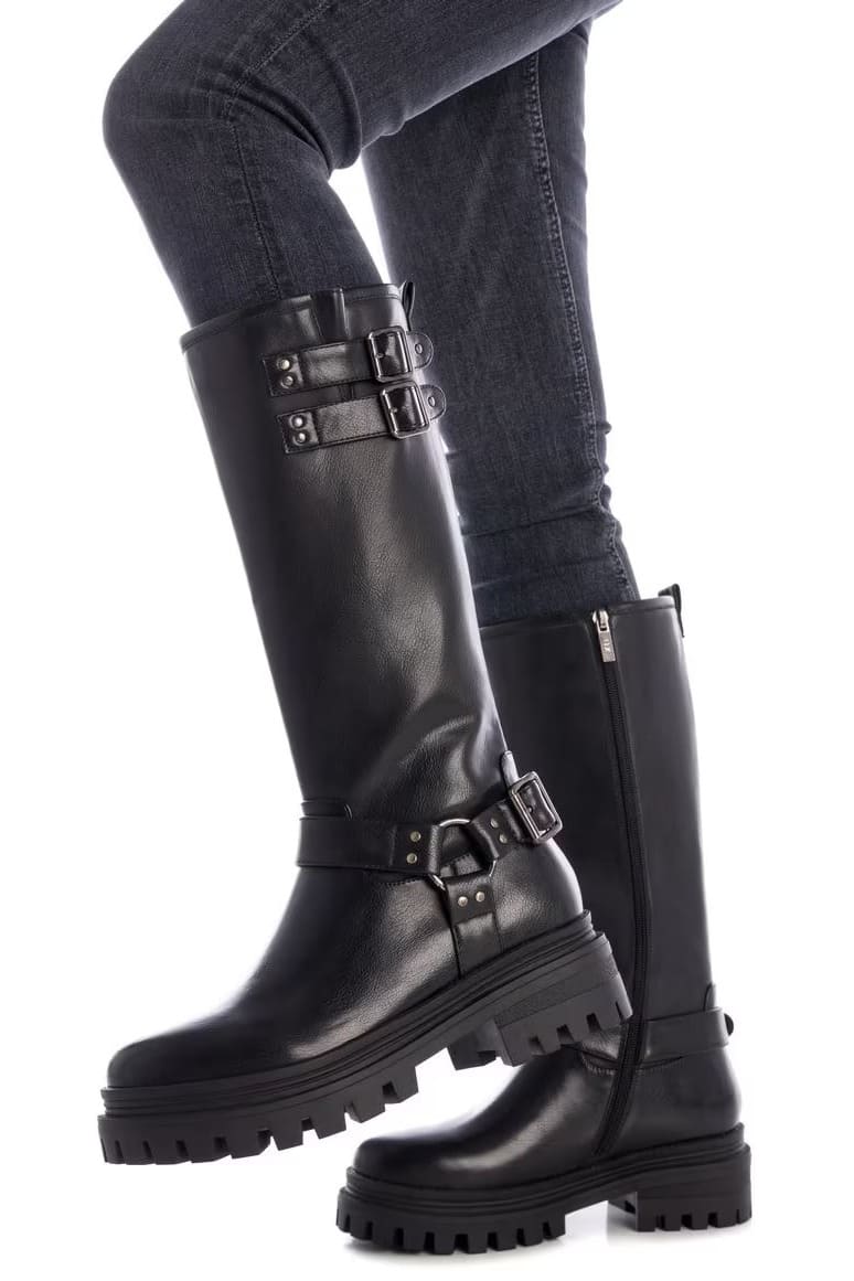 Las botas de mujer con cierre de cremallera estilo motera de Xti en El Corte Inglés