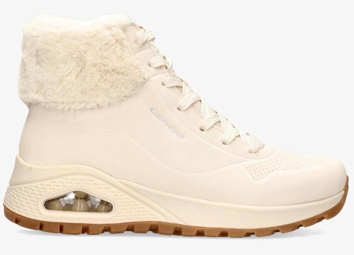 Las zapatillas tipo bota Skechers Uno de color beige en Sprinter