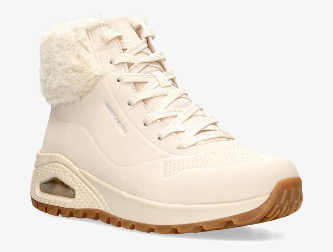 Las zapatillas tipo bota Skechers Uno de color beige en Sprinter