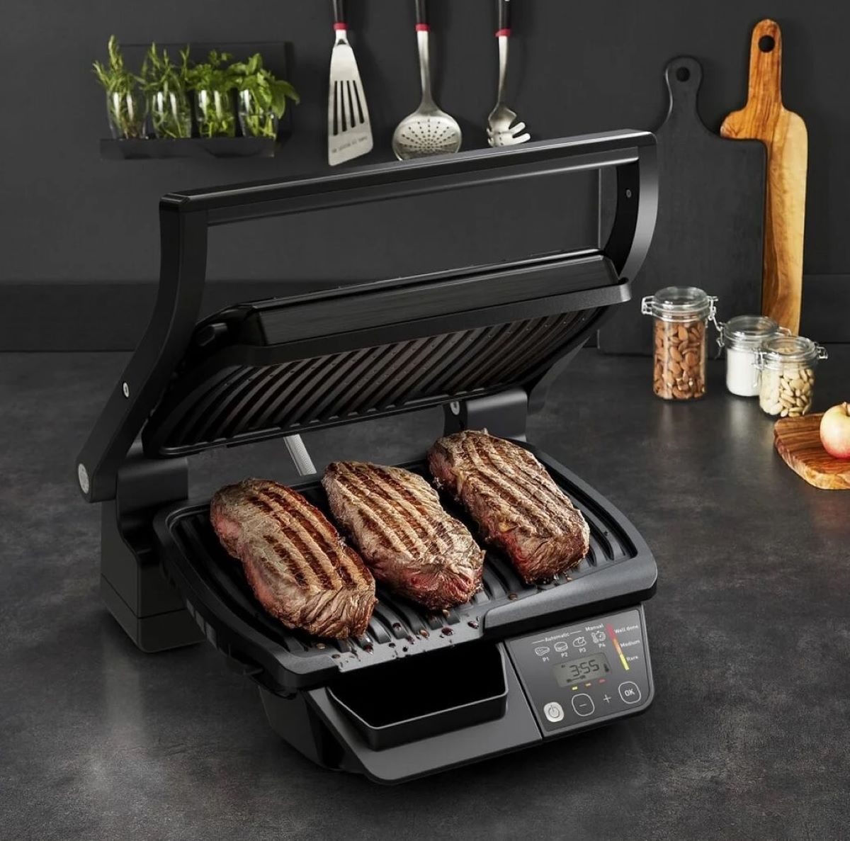Grill inteligente 2000 W Tefal de Lidl