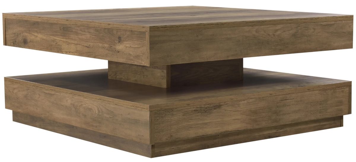 Mesa de centro Florenz con tablero giratorio de Leroy Merlin