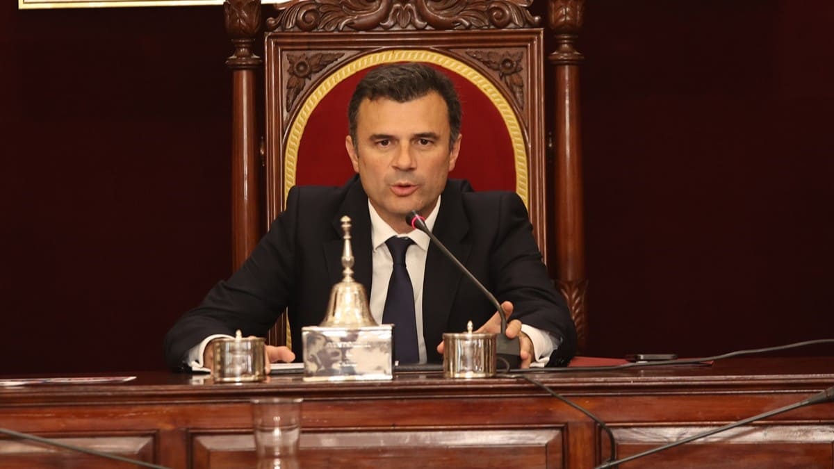 Bruno García, durante su intervención en el pleno | Cristo García