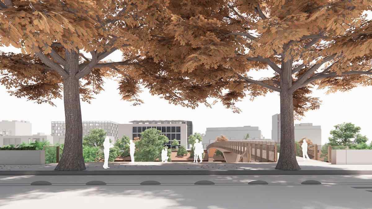 Pasarela sobre el río Guadalquivir que unirá los Remedios y el Paseo de las Delicias