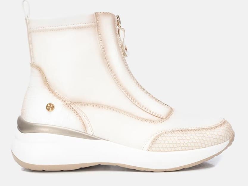 Botines de estilo deportivo con cierre de cremallera Xti
