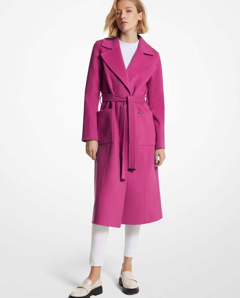 Michael Michael Kors Gabardina de mujer con cinturón y bolsillos en El Corte Inglés