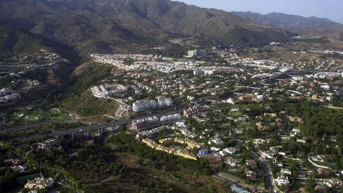 Imagen aérea de Marbella