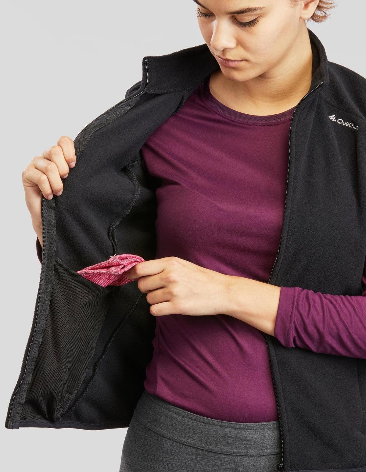 Chaleco polar Quechua MH120 de Decathlon