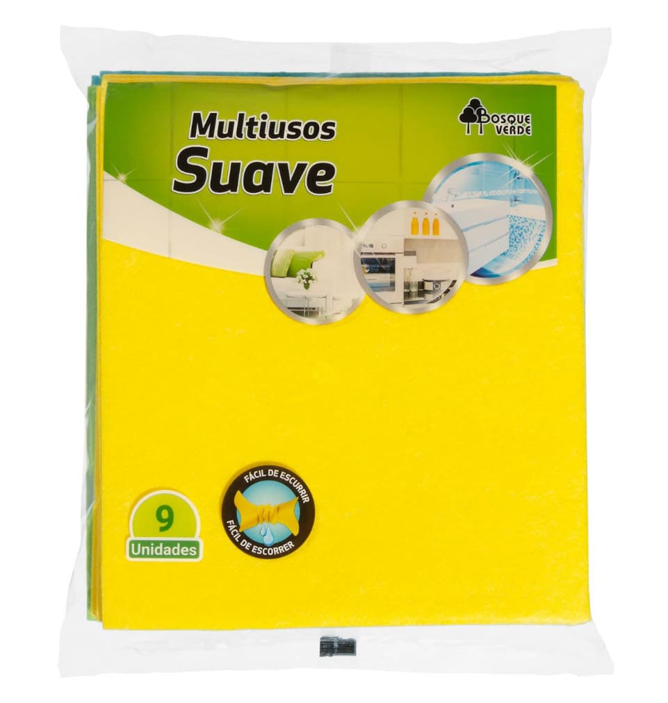 Bayetas suaves multiusos Bosque Verde