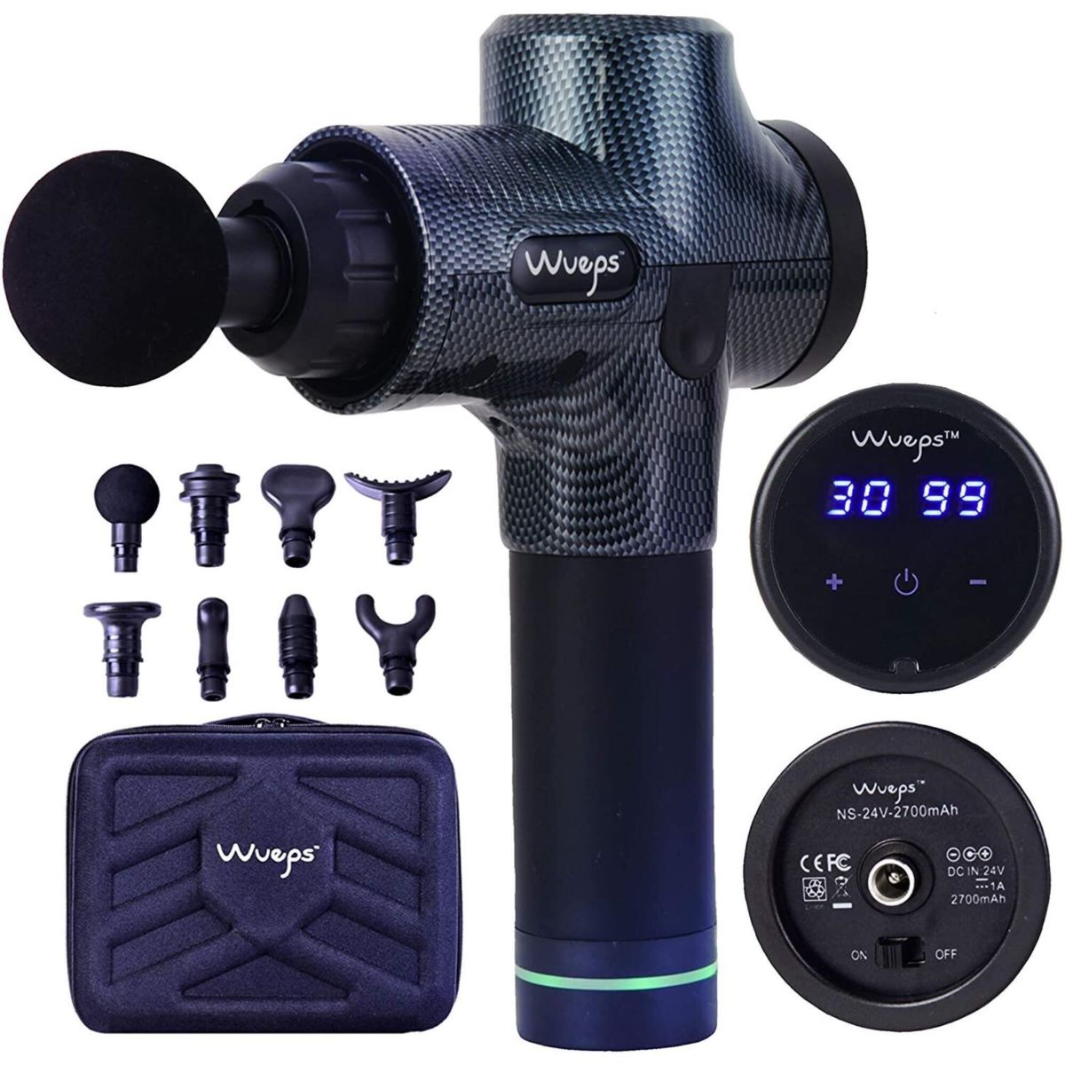 Aparato masajeador Wueps ProElite Carbon de Decathlon