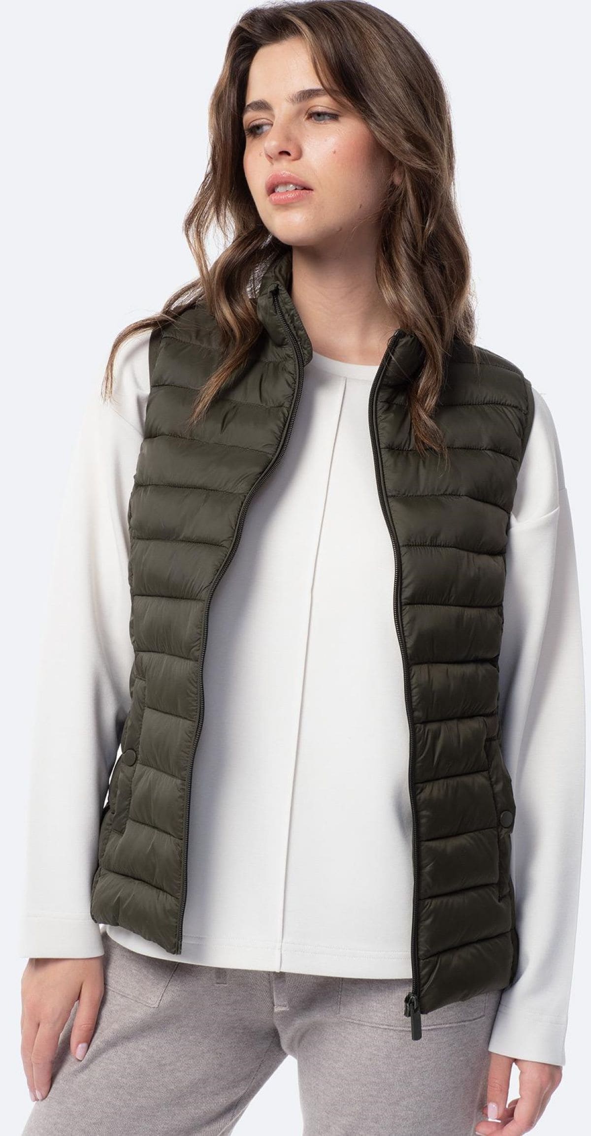 Chaleco guateado ligero TEX de Carrefour