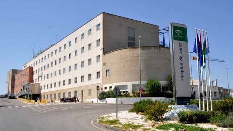 El Hospital de Jerez, lugar donde fue trasladada la niña de urgencia