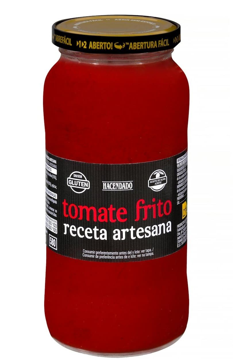 Tomate frito receta artesana Hacendado