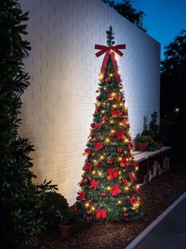 Árbol de navidad en espiral plegable