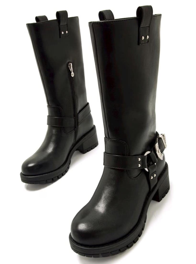 Botas con detalle de hebilla en el lateral Mariamare
