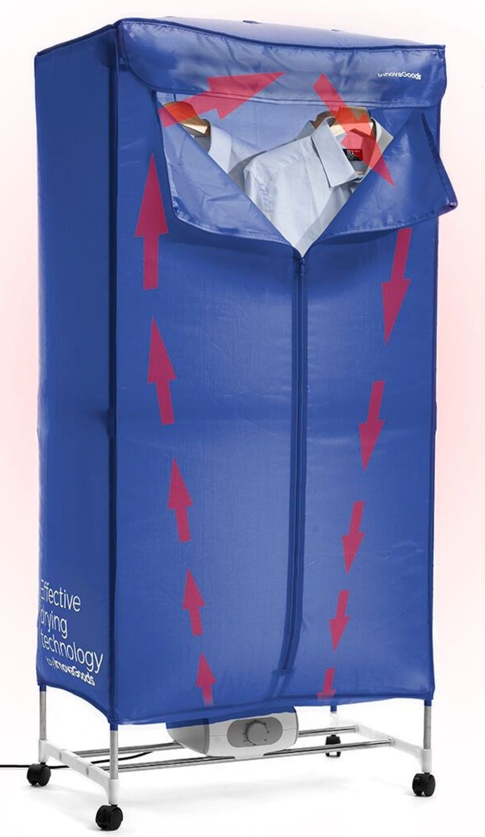 Secadora eléctrica portátil Dupledry Blue Innovagoods de Carrefour