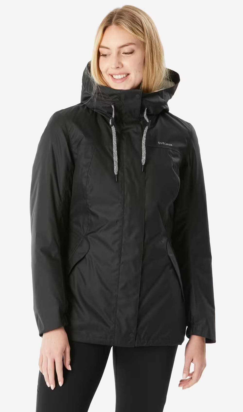 El abrigo de montaña y nieve impermeable para mujer Quechua SH500 en Decathlon