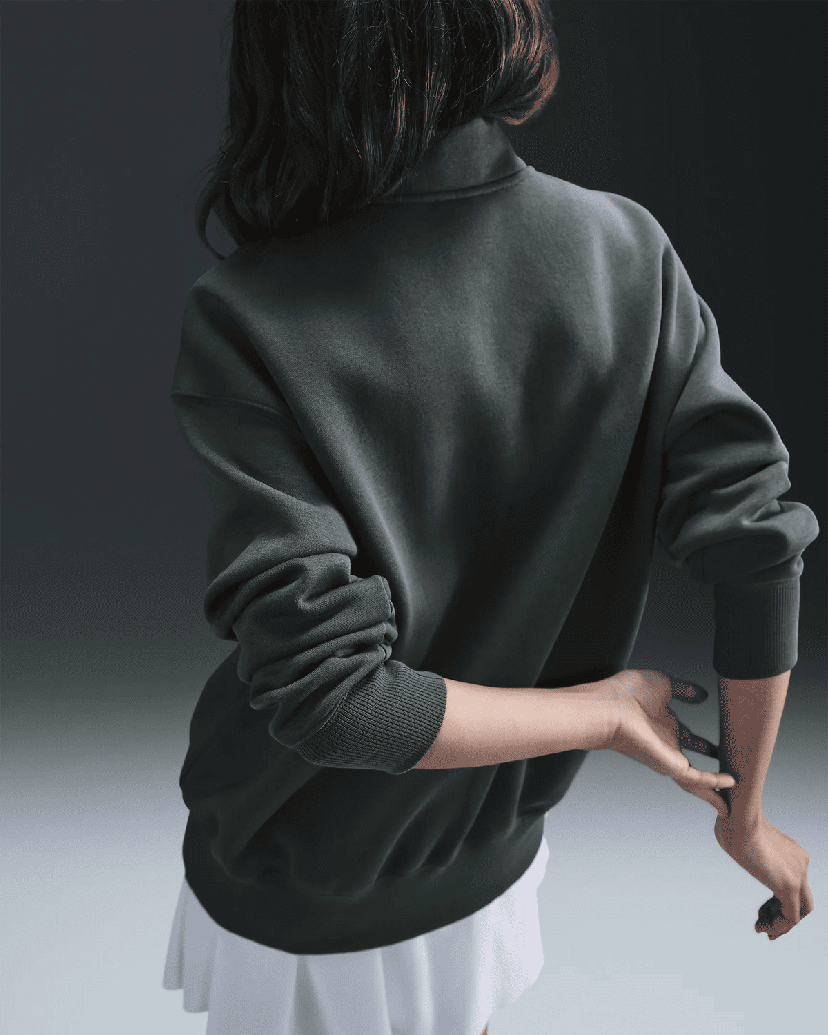 La sudadera con diseño oversize Sportswear Phoenix Fleece en color verde de Nike