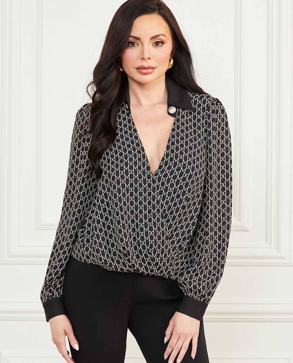 Marciano by Guess Blusa estampada Monogram de mujer en El Corte Inglés