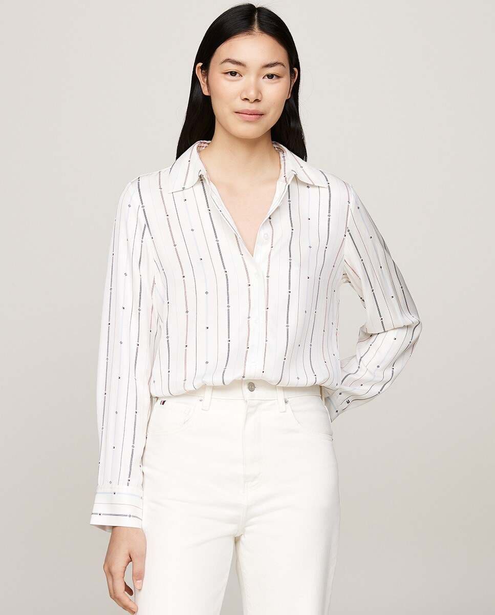 Tommy Hilfiger Camisa de mujer fluida y estampada en El Corte Inglés