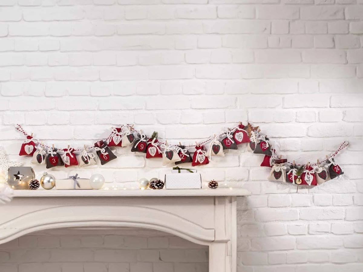 Calendario de Adviento Guirnalda Livarno Home