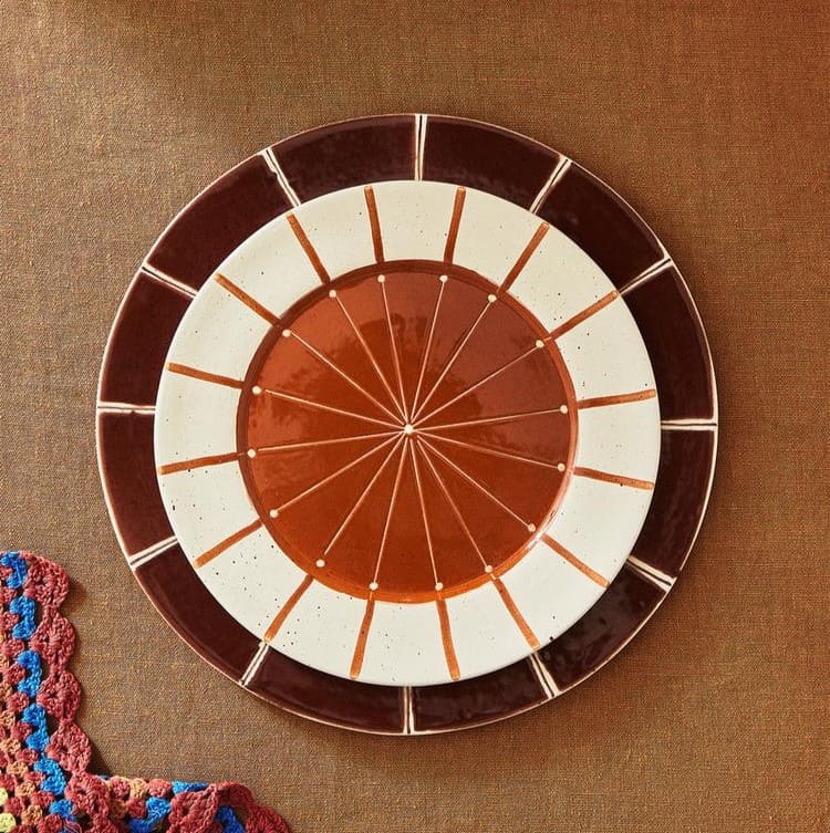 Plato cerámico Porciones x Collagerie