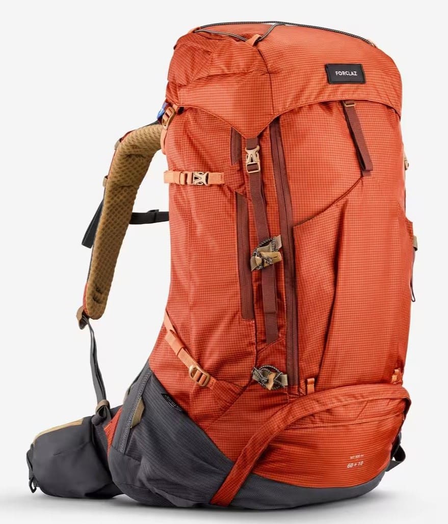 Mochila de montaña y trekking de 60 L + 10 L Forclaz MT500 Air