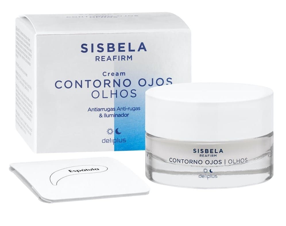 Contorno de ojos antiarrugas e Iluminador con silicio Sisbela Reafirm Deliplus