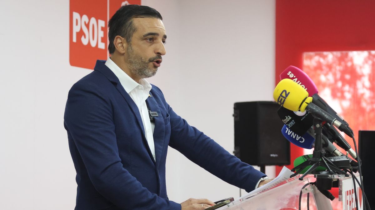 José Antonio Díaz, portavoz del PSOE Jerez | Cristo García